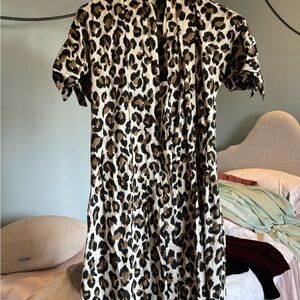 Zara Animal Print cotton dress
